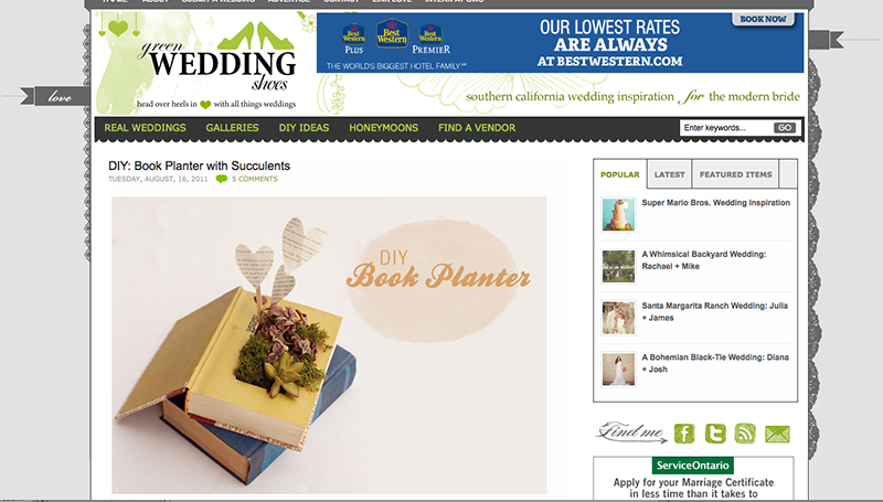 Green Wedding Shoes web Niagara Wedding Inspiration