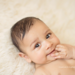 4 month old baby portrait