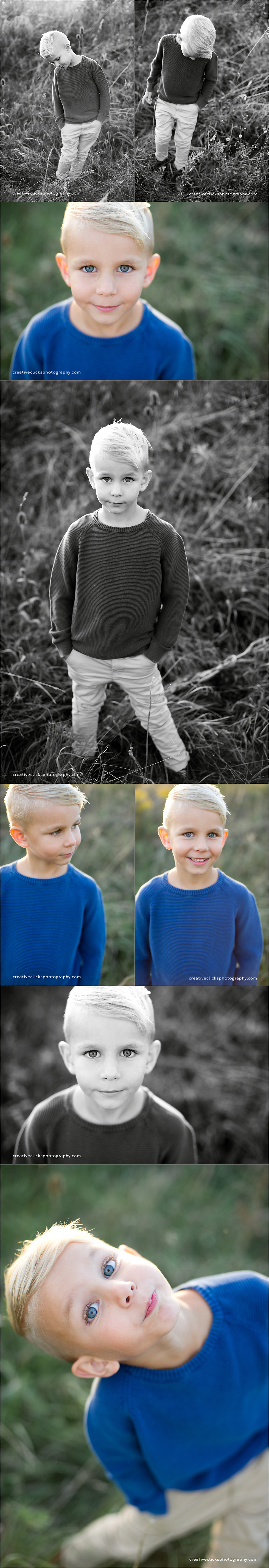 six year old natural outdoor session