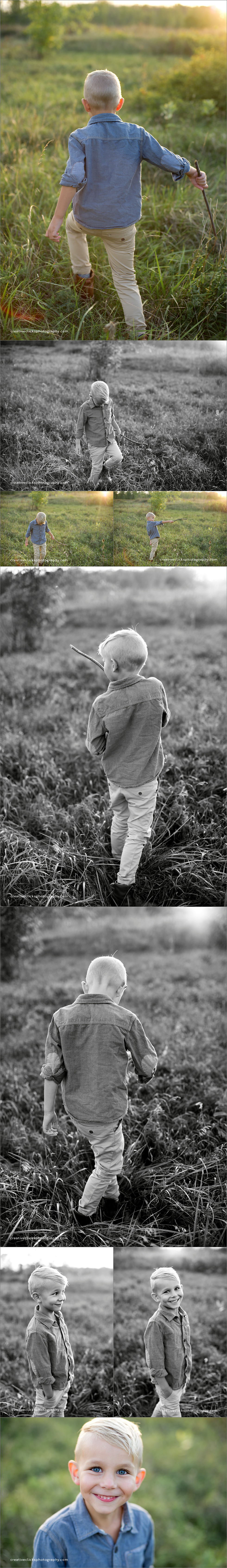 sunset portrait session in field, niagara ontario